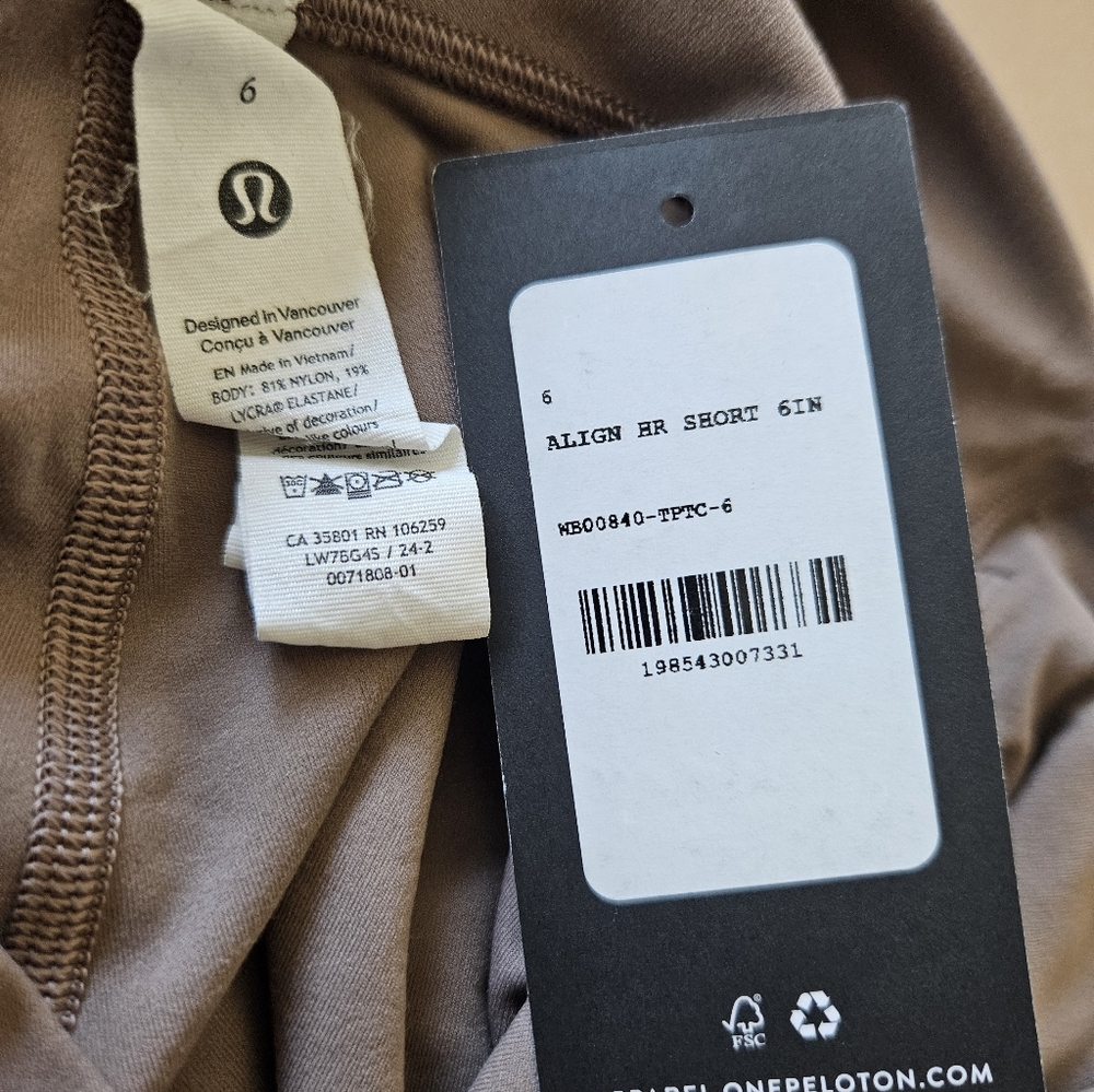 lululemon Align High-Rise Short 6" - Picture 6 of 15